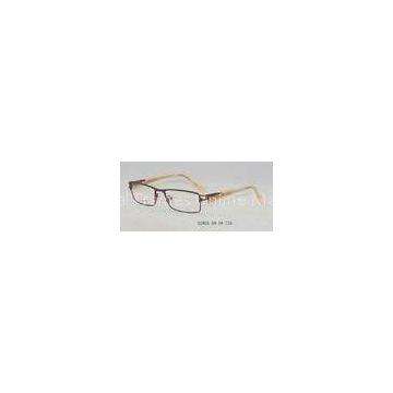Clear / Black Metal Optical Frames , Spectacles Frames For Men With Round Face
