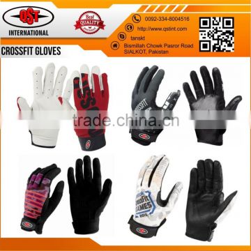Men's Leather Crossfit Gloves Fitness Training Workout Gloves Full Finger