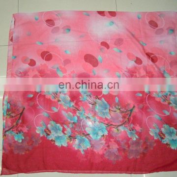 2014 new printed voile scarf summer scarf and spring scarf flower