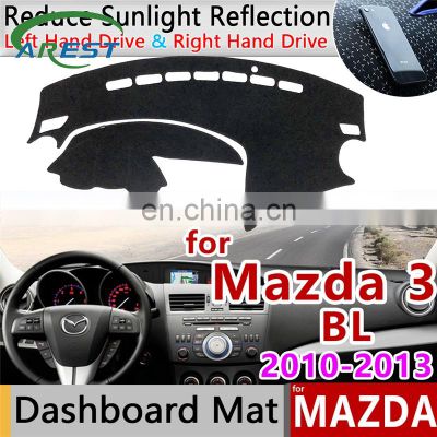 for Mazda 3 BL 2010 2011 2012 2013 MK2 Anti-Slip Mat Dashboard Cover Pad Sunshade Dashmat Carpet Car Accessories Anti-dirty Rug