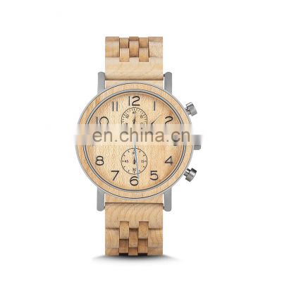 BOBO BIRD OEM Creative Personalize Name Private Label Wood Watch with Maple Man's Watch