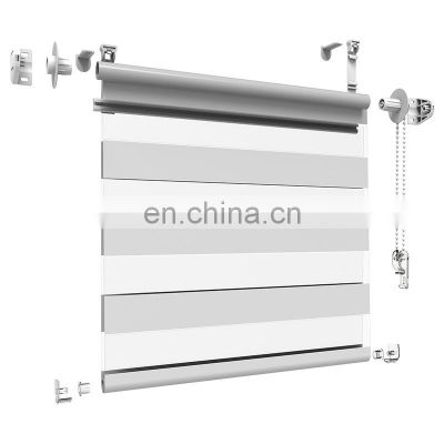 Hot Selling Electric Zebra Roller Shades, Home And Office Electric Zebra Roller Blinds