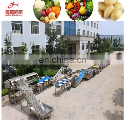 CE certificated lettuce washing cutting processing machinery