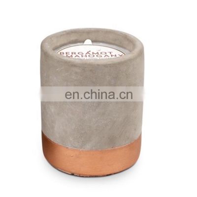 ENO custom Scented candle 100% natural popular hand-make cement jar aroma soybean wax lavender sandalwood scented candle