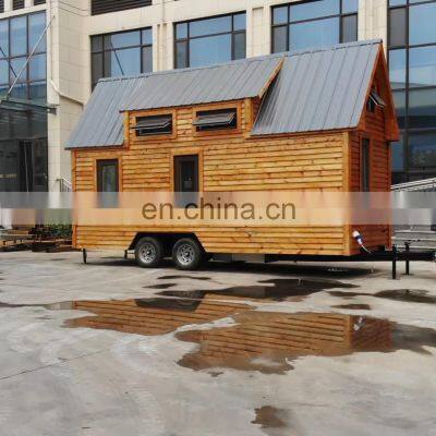 China mobile trailer house container office container house on wheels prefab
