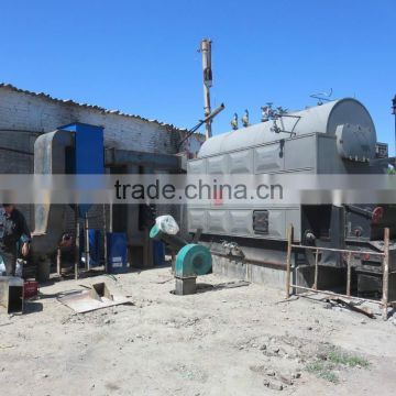 High tech chain grate 6 ton coal fired steam boiler for sale