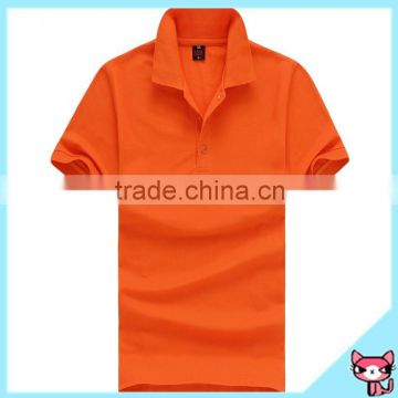 Orange polo shirt 100% cotton