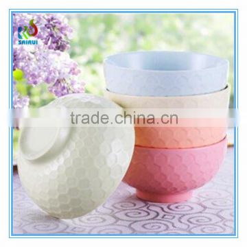 ceramic stoneware color glaze cheap rice bowl