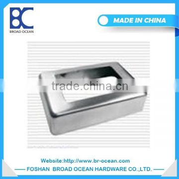 square decorative stainless handrail base plate