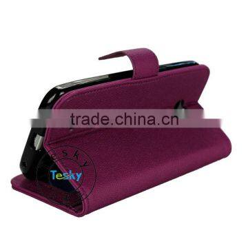 FAUX LEATHER CASE FOR LG L80,PURPLE STAND COVER CASE FOR LG L80 WITH MAGNETIC CLOSURE