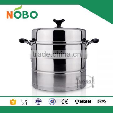 Mulitifunction Food Steamer Pot with Metal Lid