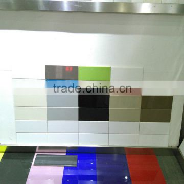 Foshan good price black ceramic subway tile 100*200mm