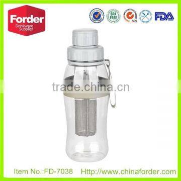 shaker bottle with stainless steel infuser