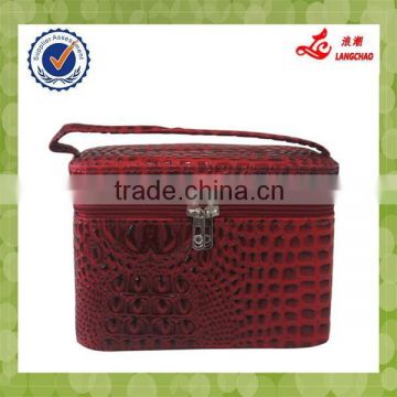 Wholesale Classical Promotional Fashion Case Make Up PU Cosmetic Bag