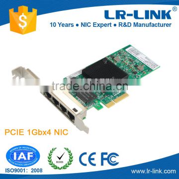 LREC9714HT Intel i350 Quad Port PCIe Network Card Compatible I350-T2