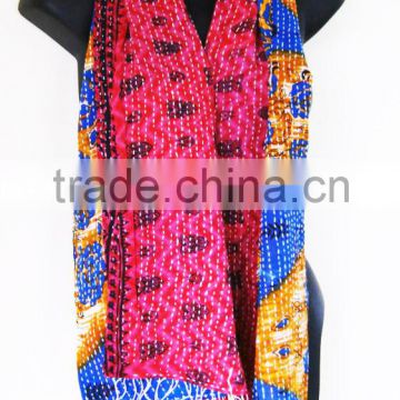 Exporter Of Cotton Kantha Stoles Indian