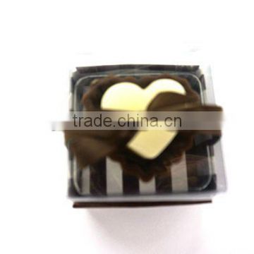 chocolate shape scented candle for valentine's day