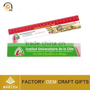 Custom 15cm plastic flexible pvc soft rulers for promotion