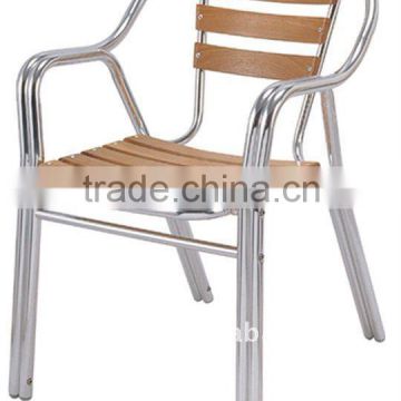 2015 trade assurance outdoor chair design with wood curved