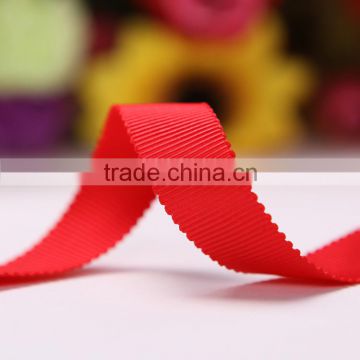 Solid Color Grosgrain Polyester Hat Ribbon