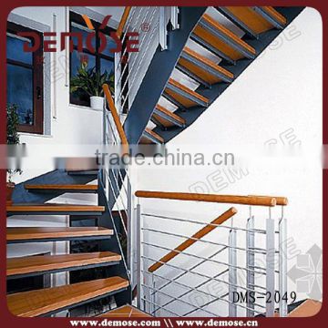 stairs for small spaces with steel stair stringer