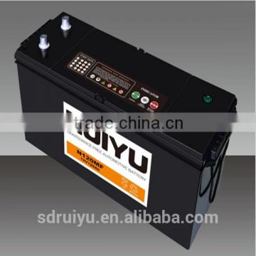 N120AL MF 115E41L MF 12V 110AH JIS auto battery used on automobiles
