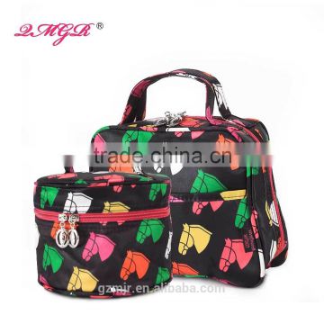 lady fashion mutil-function travel satin cosmetic bag