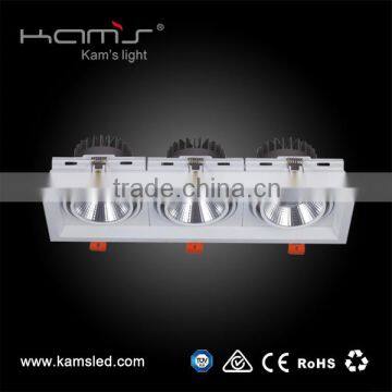 Best price recessed downlight adjustable grille light COB dimmable grille downlight