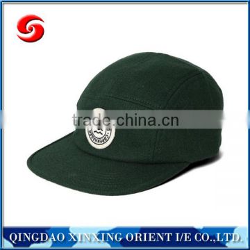 Fashion Wholesale strap back green 5 panel cap