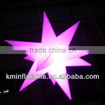 pink inflatable star