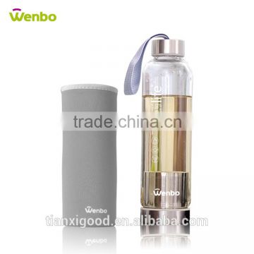tea bottle tea infuser with stainless tea strainer