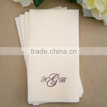 customized logo printed disposable towel