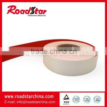 Wided used colour reflecctive pvc synthetic leather material