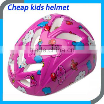 sky blue out-mold PVC toddler boy bike helmet,cheap small pink cross child safety bicycle helmet for kids