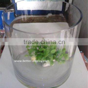 custom acrylic round terrarium vase