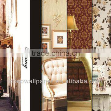 New design high quality pvc embossed wallpaper