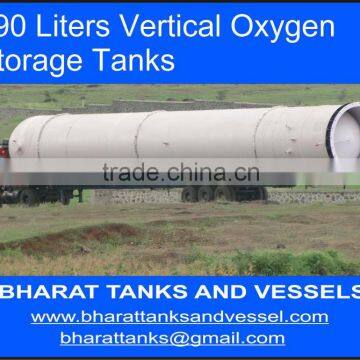 "490 Liters Vertical Oxygen Storage Tanks"