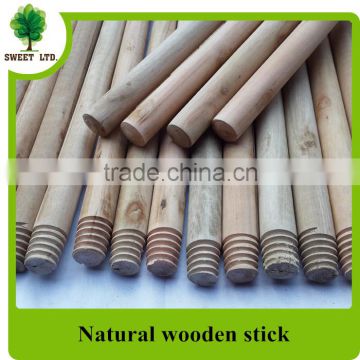 Top popular factory price straight mop handle /natural wooden brush handle for sweeping tools