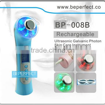 BP-008 2014 New Beauty Products For Ultrosonic And Spot Removal Galvanic Led Light Pdt Skin Rejuvenation Beauty Machine Skin Tightening