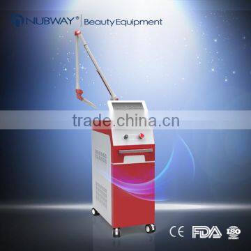 1064 532nm active q-switch nd yag laser hair removal machine