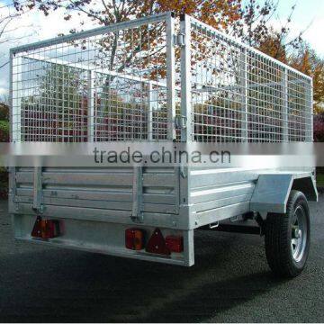 hot dipped galvanized cage trailer