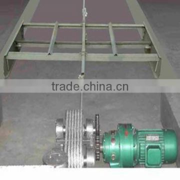 Automatic equipment chicken manure removal system