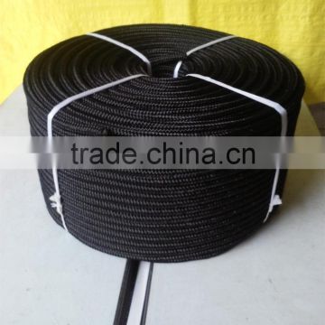 Winch rope 8mm polyester double braided rope yacht rope