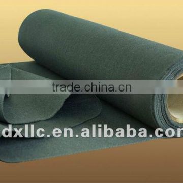 Fiberglass woven filter cloth fabric with graphited acid treated