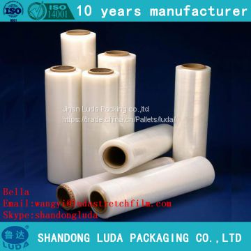 Advanced transparent PE tray plastic packaging stretch wrap film roll