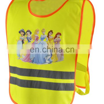 Europe Standard Kids Safety Vest with 100% polyester knitting