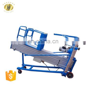 7LSJLI Shandong SevenLift electric hydraulic easy loading tilt back portable telescopic aluminum single mast man lift table