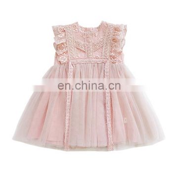 6840/High quality infant girl clothes little girls france fashion lace princess dresses baby