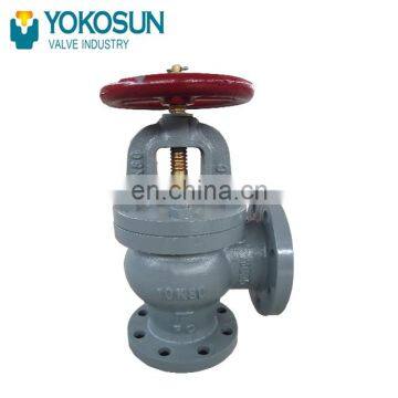 JIS F7376 CAST IRON 10K SCREW-DOWN CHECK ANGLE VALVES