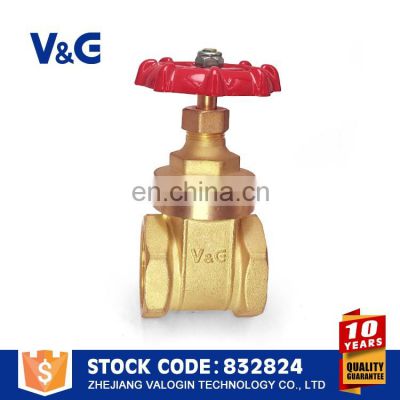 water brass stop gate valve hand wheel